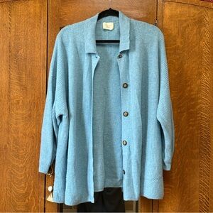 Poetry Cashmere Cornflower Blue Cardigan